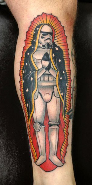 Empire Saint Trooper Star Wars tattoo