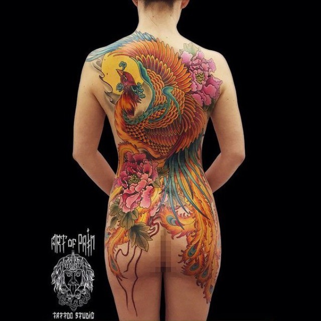 Back Oriental Tattoo