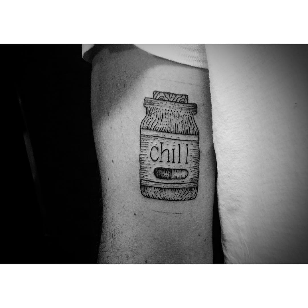 Can of Chill Tattoo
