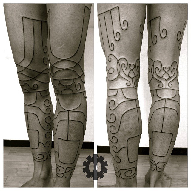 Thin Lines Tribal Tattoos