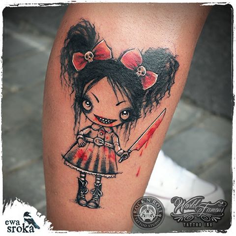 Evil Girl Tattoo