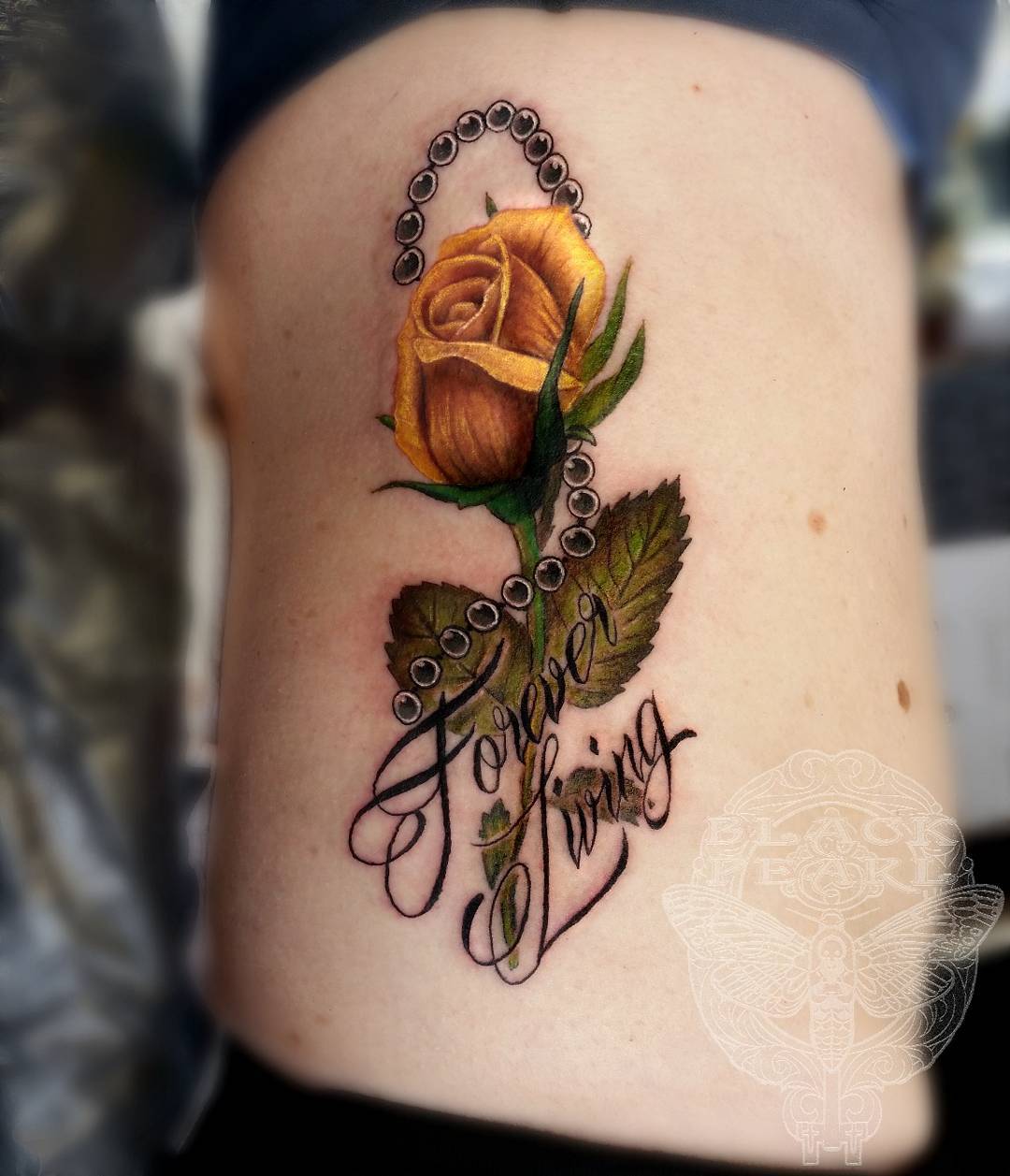 Forever Living Rose Tattoo