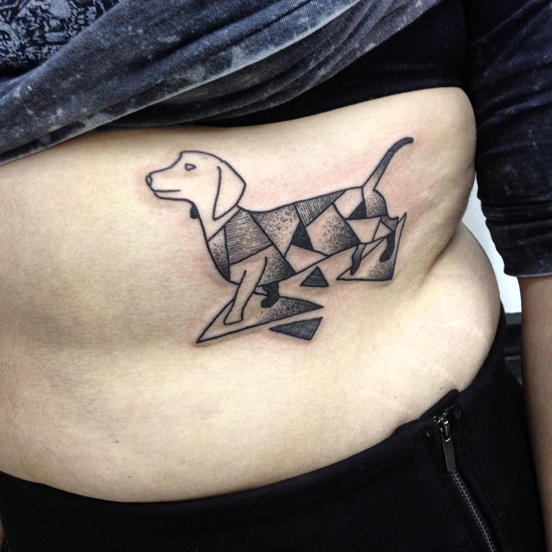 Small Dog Tattoo