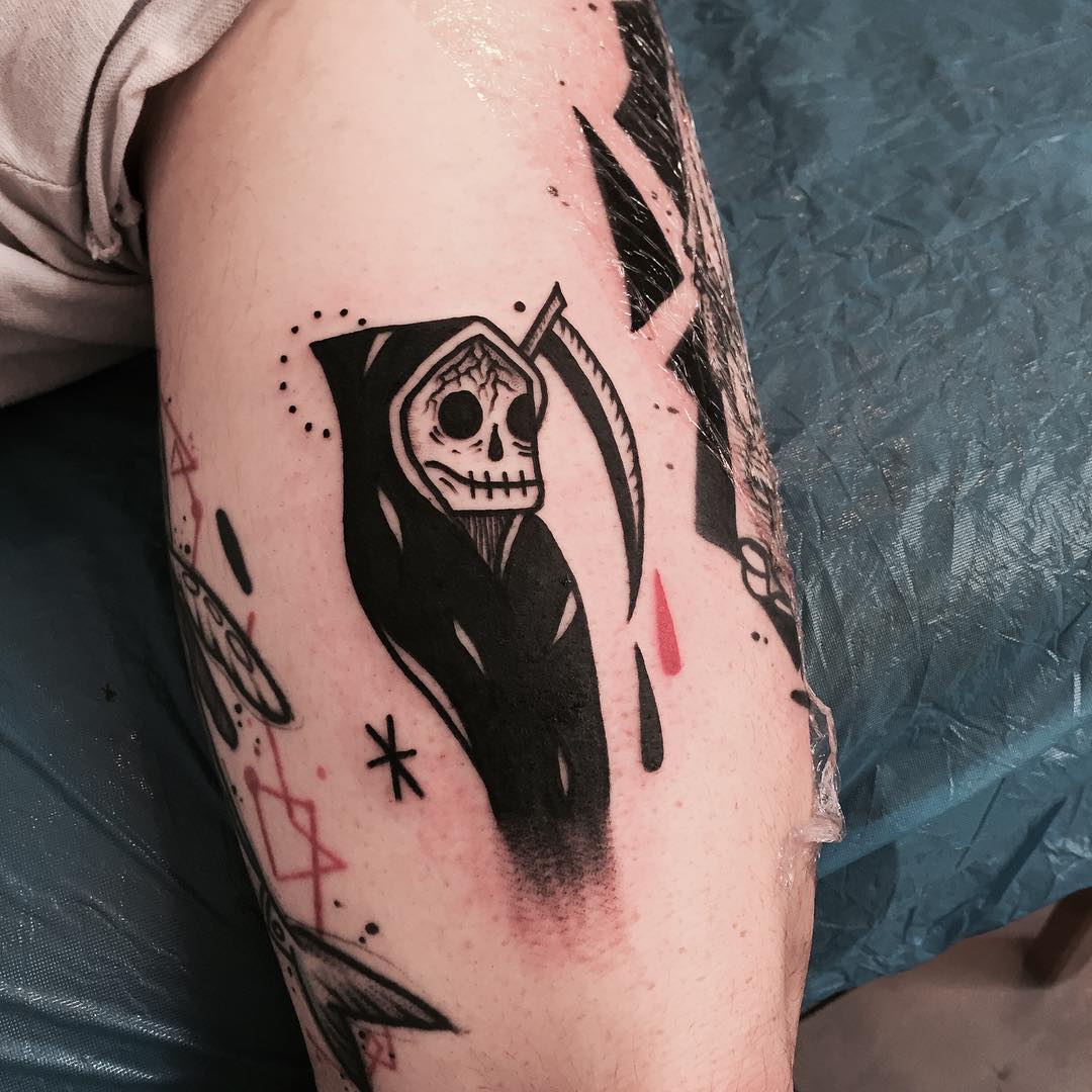 Death Tattoo Design