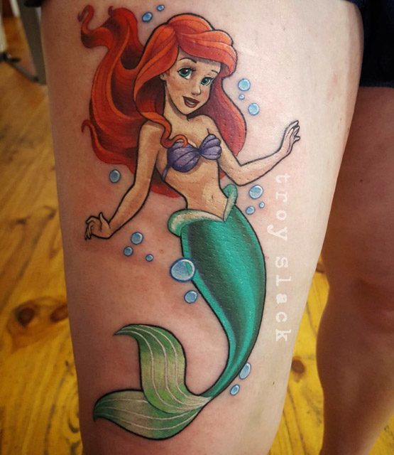 little mermaid Ariel tattoo