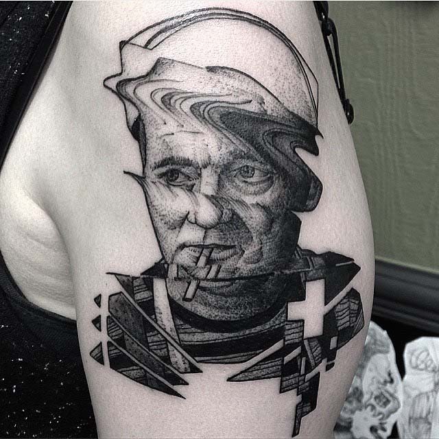 Bill Murray Tattoo portrait
