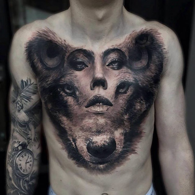 chest tattoo personality