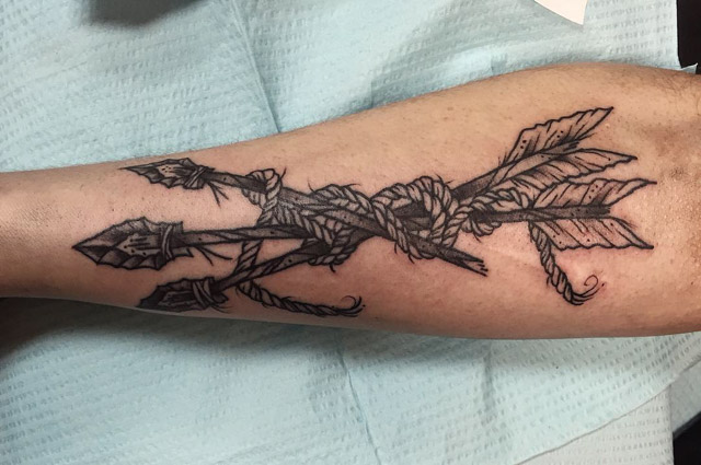 Arrows Tattoo by Grace LaMorte