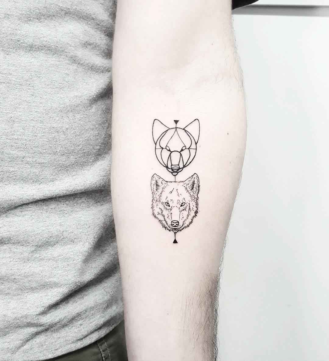 wolf tattoo how to