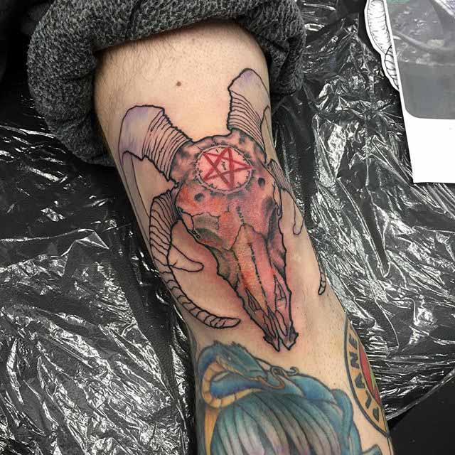 Satanic Pentagram Tattoo