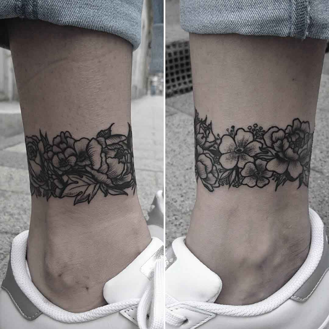 Ankle Band Tattoo by ftwalexandra