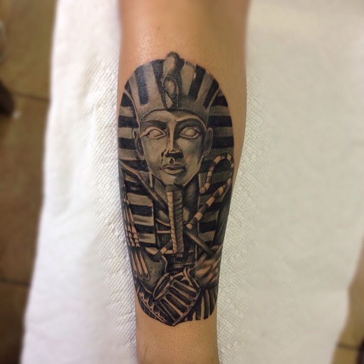 Pharaoh Tattoo Design by artofricardomoreno