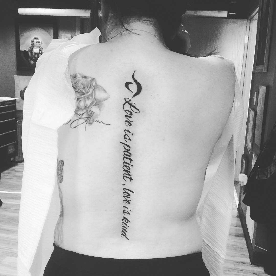 Spine Tattoo Quotes by carmelosinkcity