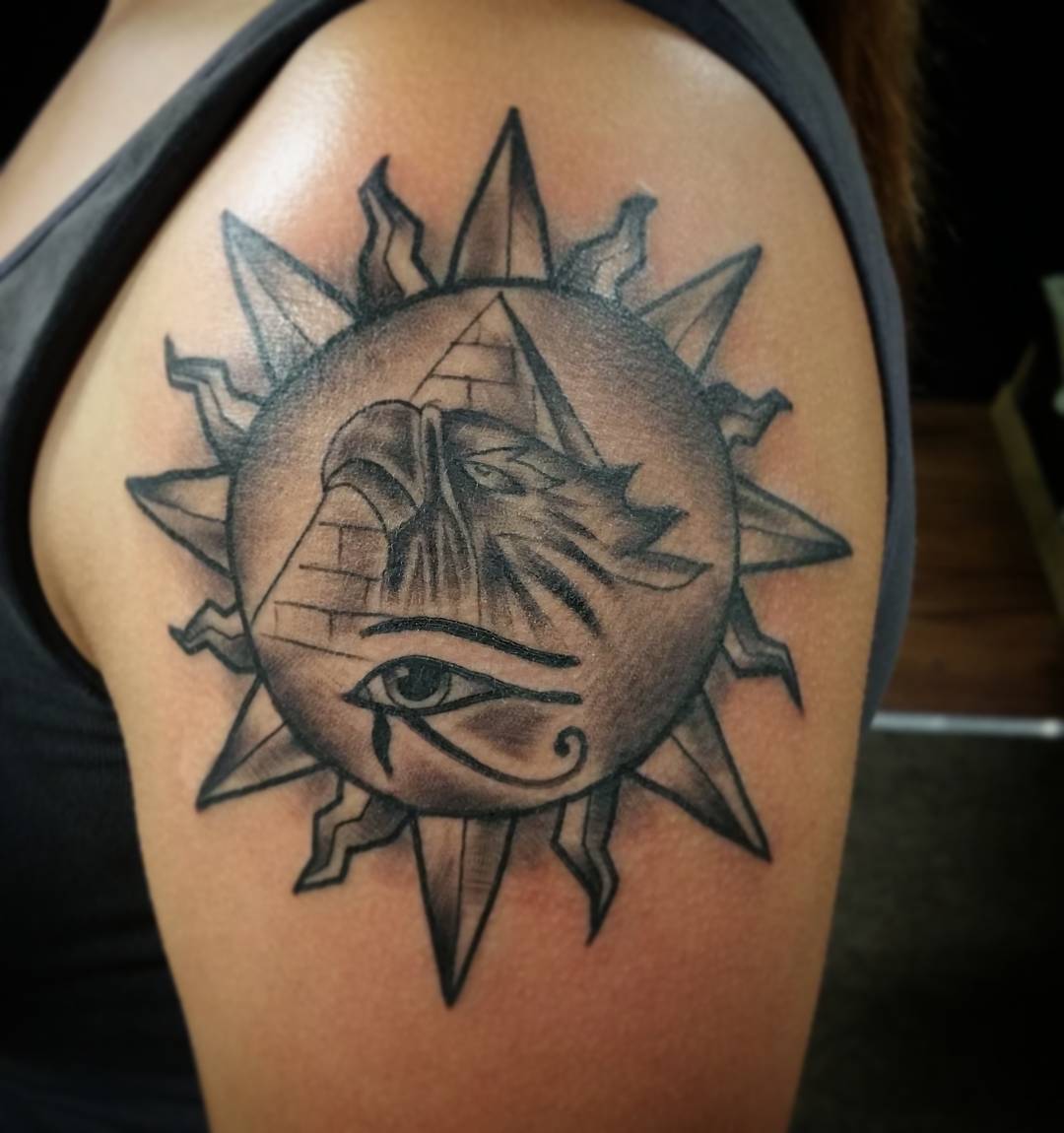 Sun Ra Tattoo by bcflash