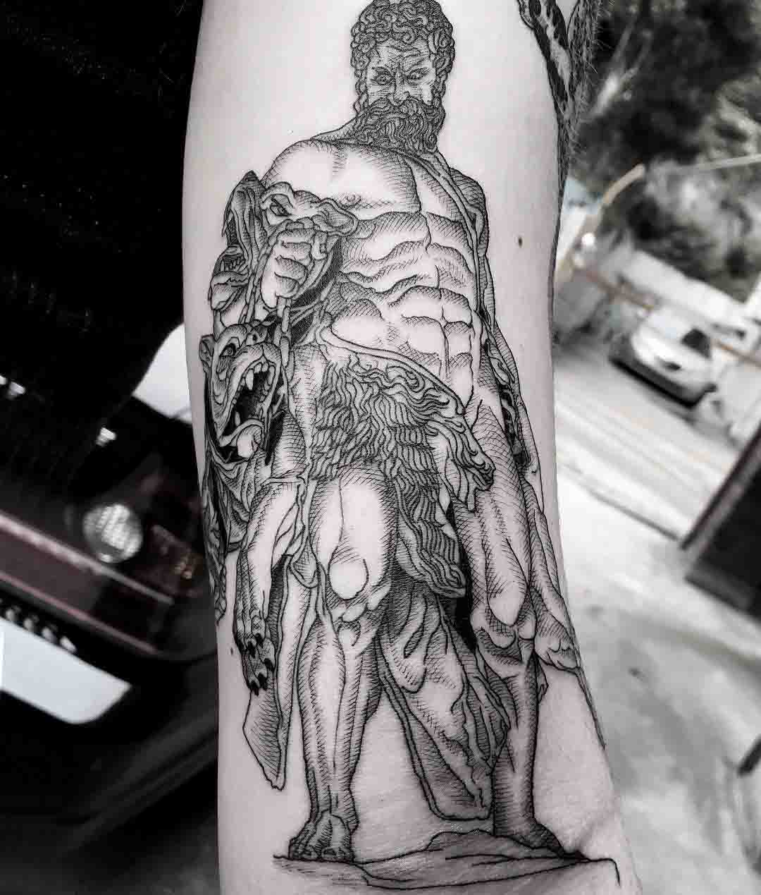 arm tattoo hercules