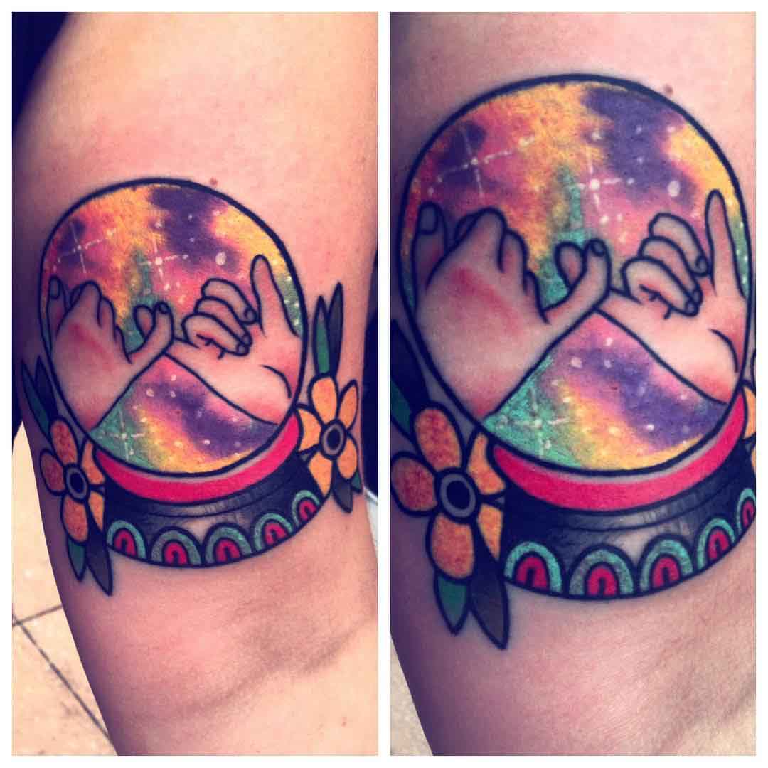 Best Friend Sister Tattoos by 3_wolv3s