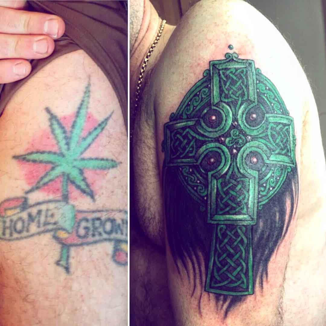 Celtic Tattoo Cover Up by Pam Mcdonald