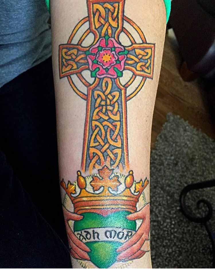 Christian Celtic Tattoo by Scottie DeVille