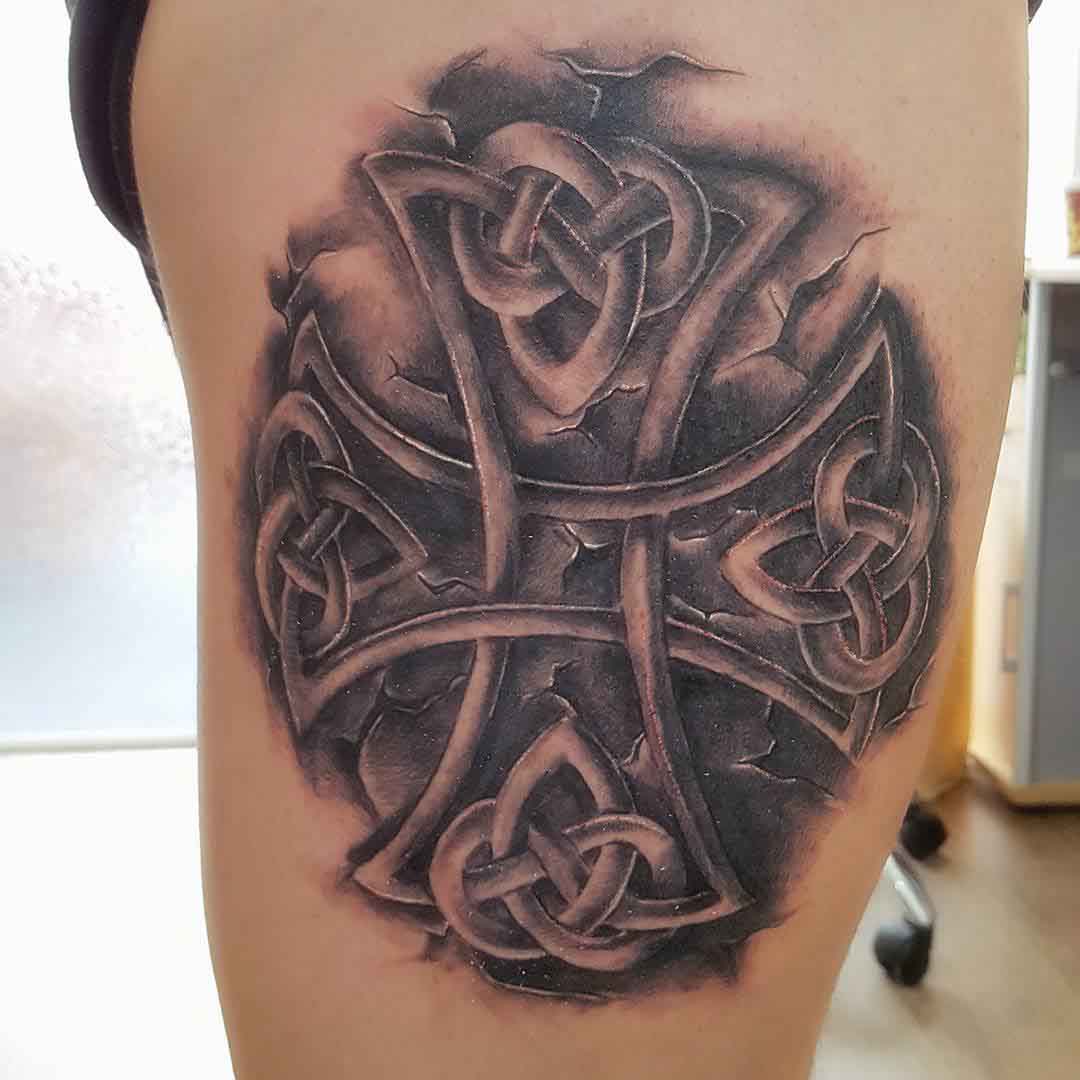 Cross Tattoo Celtic by Carina Klusener