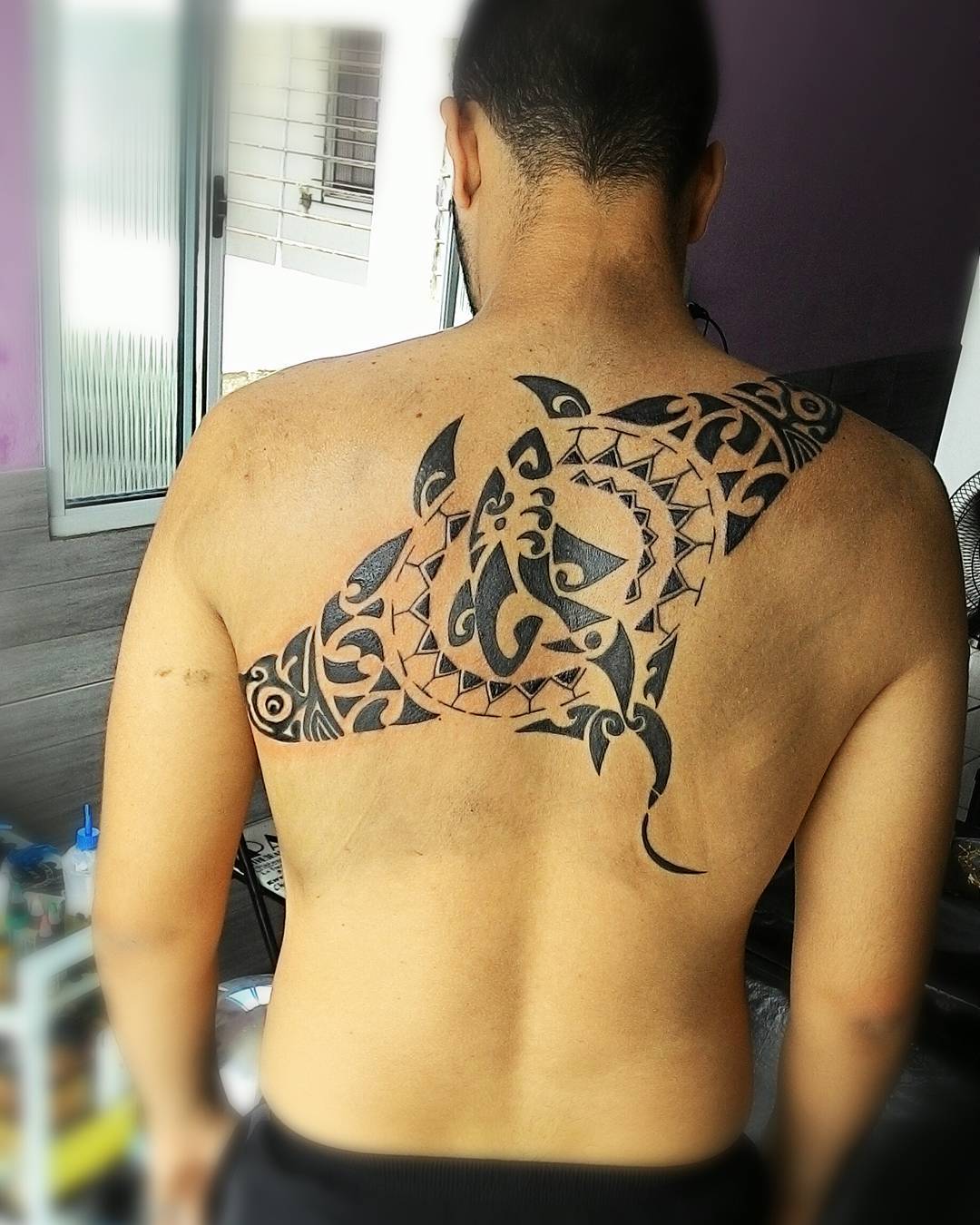 Maori Tattoo Back by Rodrigo Tattooink