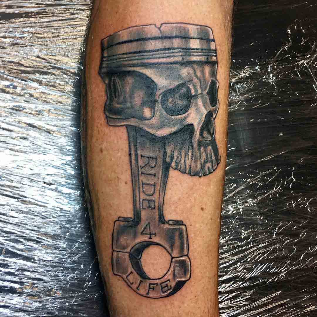 piston tattoo ride for life