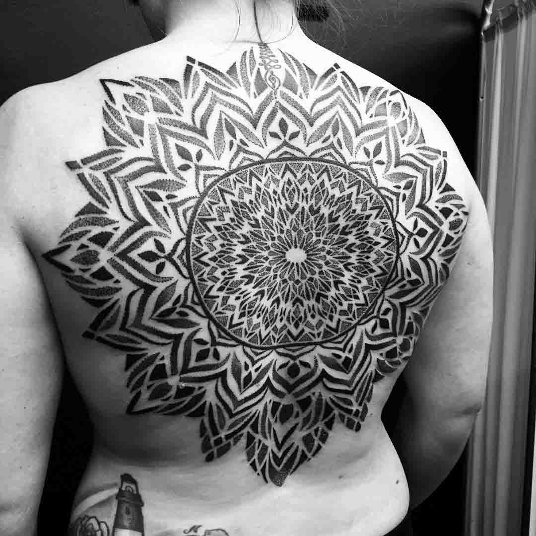 Mandala Tattoo on full back