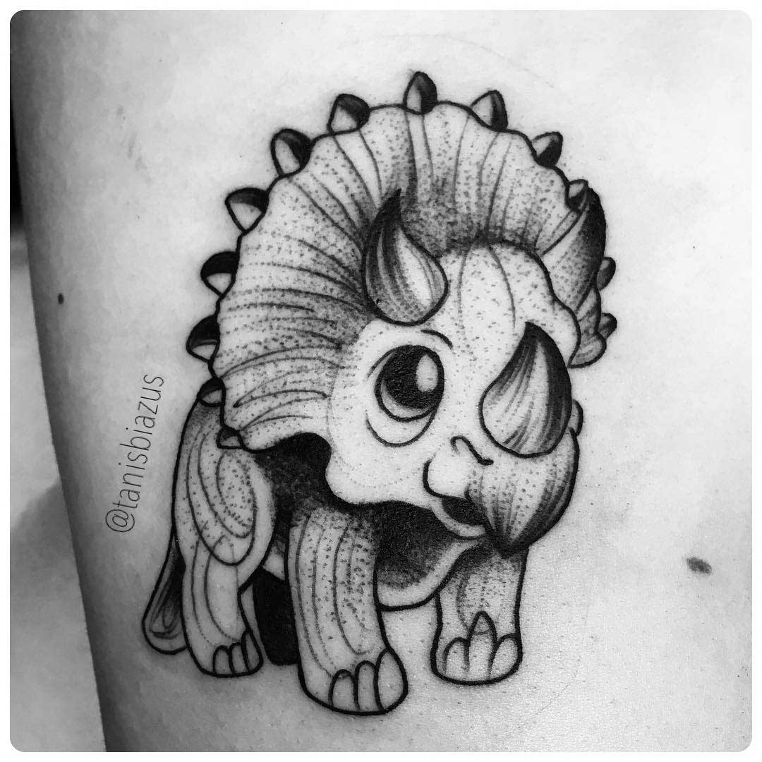 triceratops tattoo cub