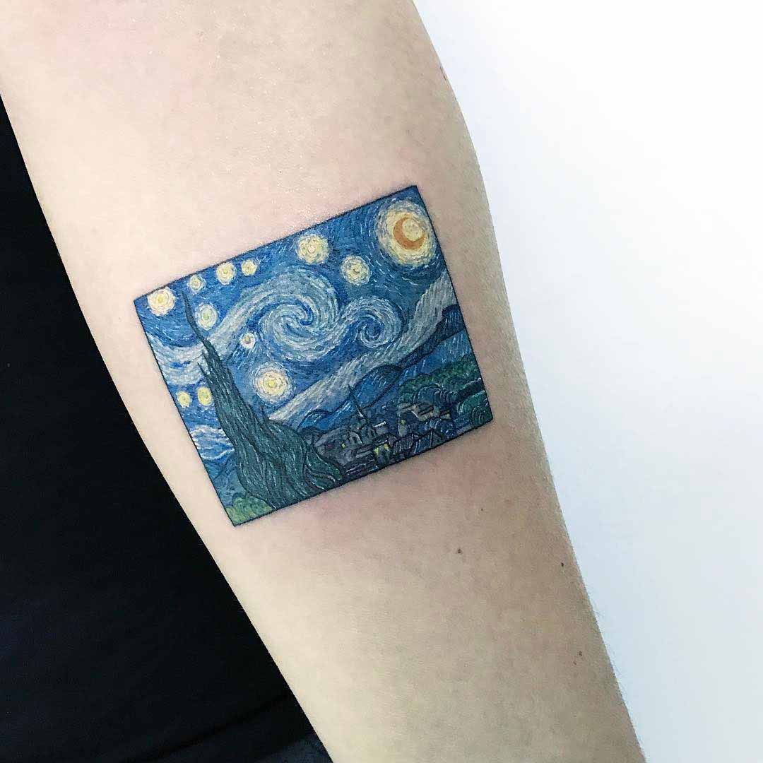 Van Gogh Tattoo Reproduction