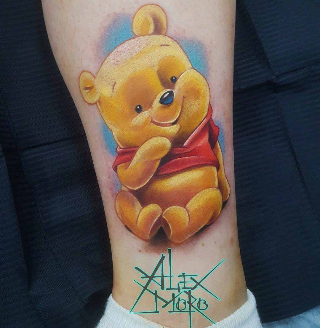 cute tattoo winnie the pooh