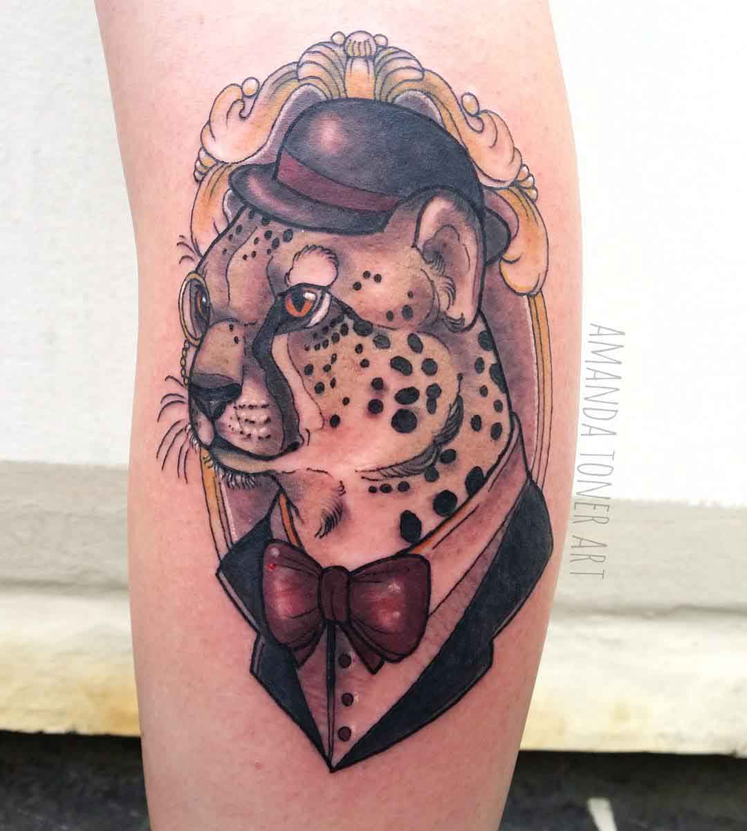 Gentleman Cheetah Tattoo
