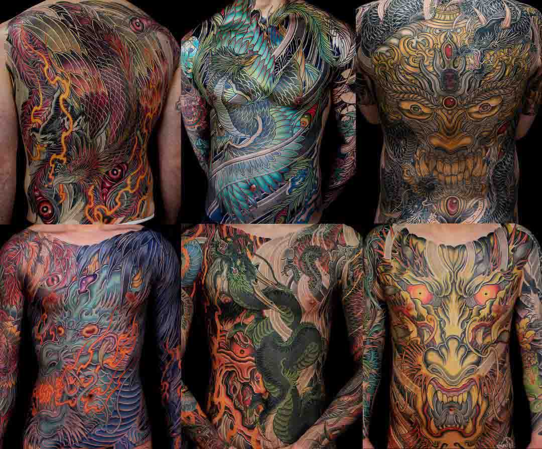 japanese trorso tattoos