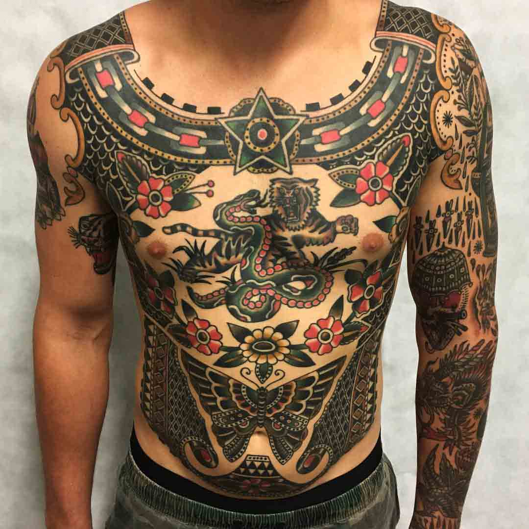 body traditional tattoos