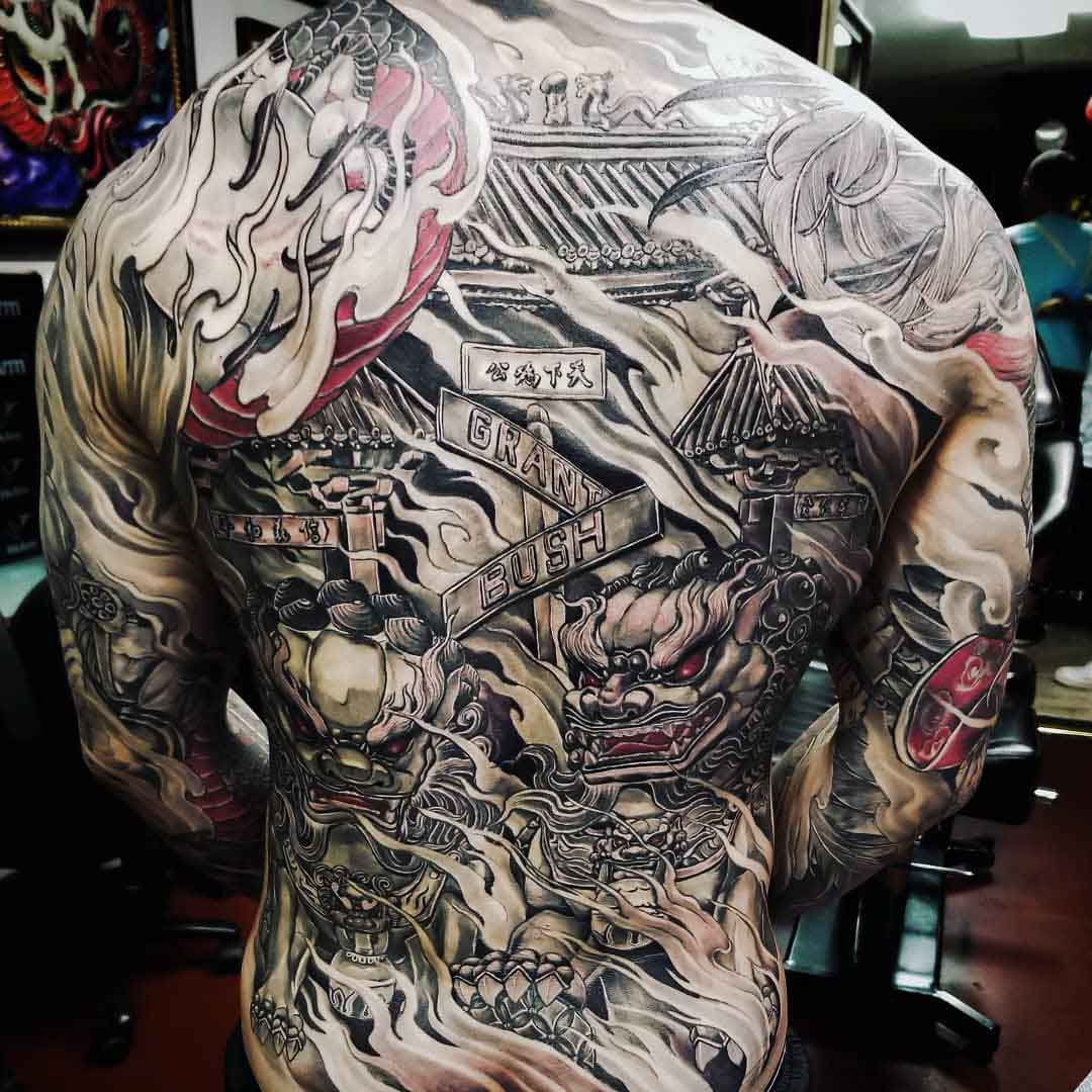 full back tattoo chinatown