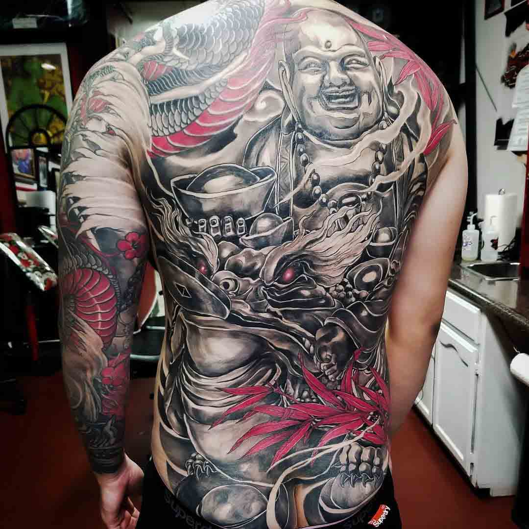 back tattoo chinese