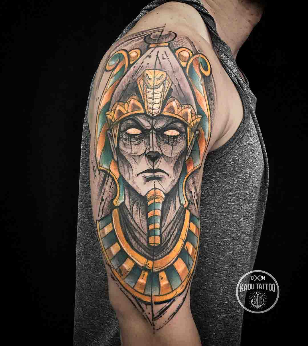 shoulder tattoo egyptian